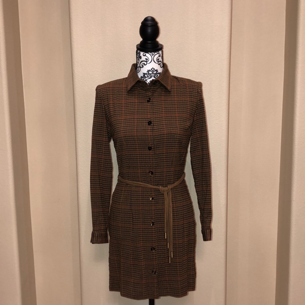 Vintage David Warren Long Sleeve Dress